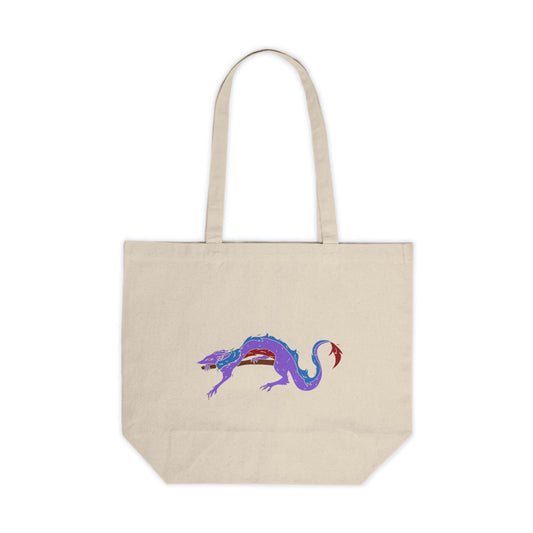 Fierce Dragon Canvas Tote Bag — Original art by Olivia Lagerlof
