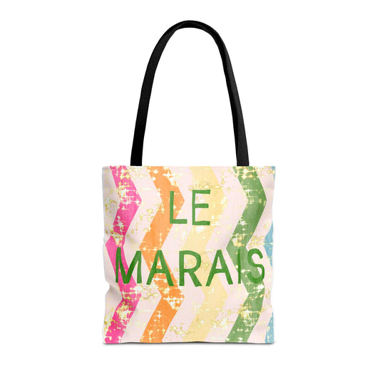 Colorful Le Marais Tote Bag