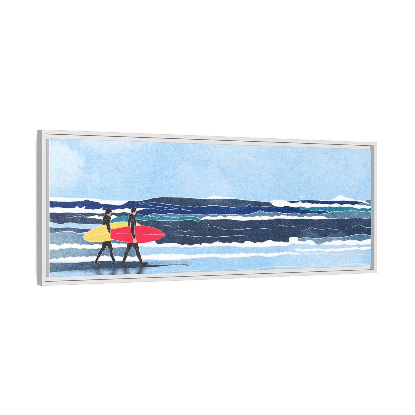 Canvas Print Surfers Wall Art