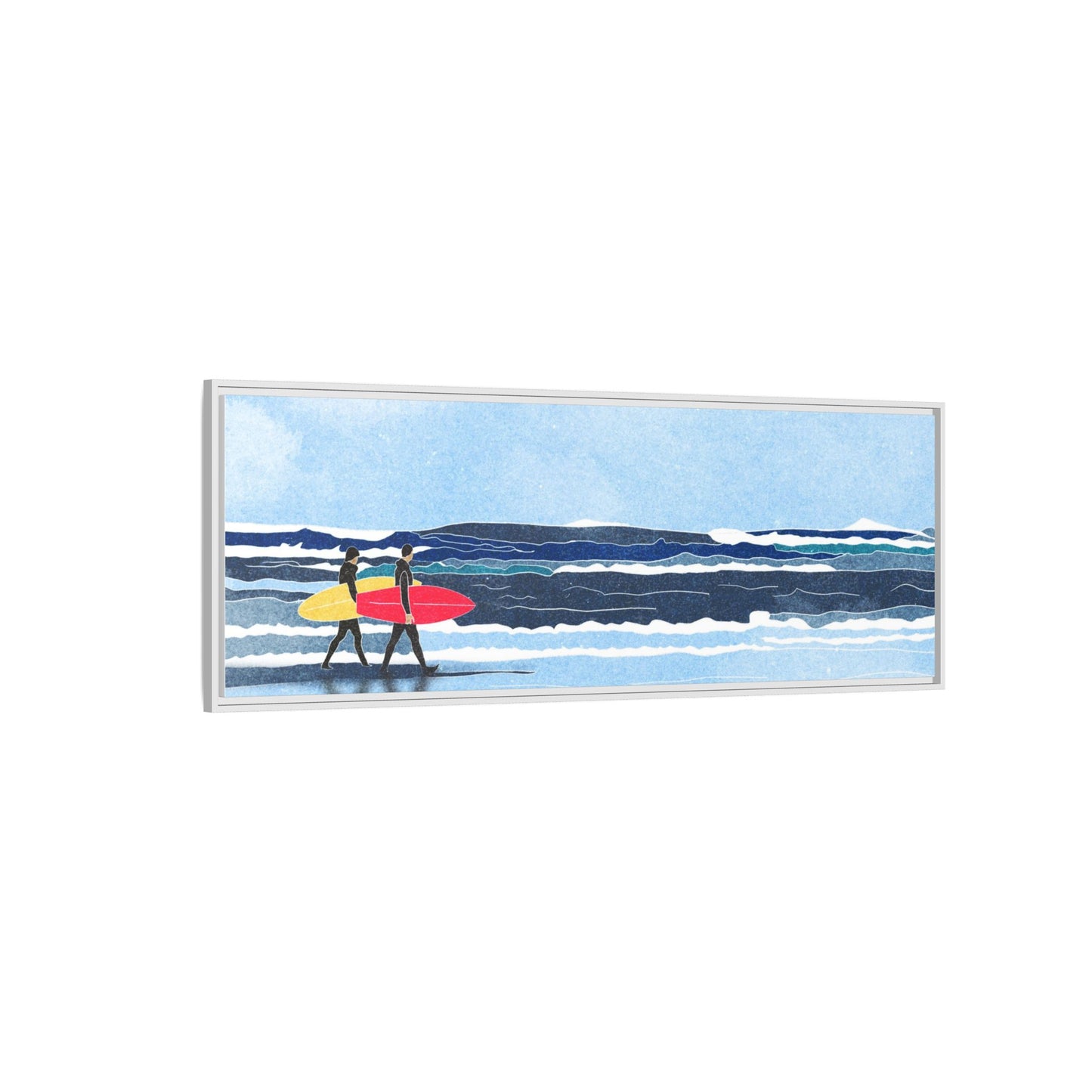 Canvas Print Surfers Wall Art