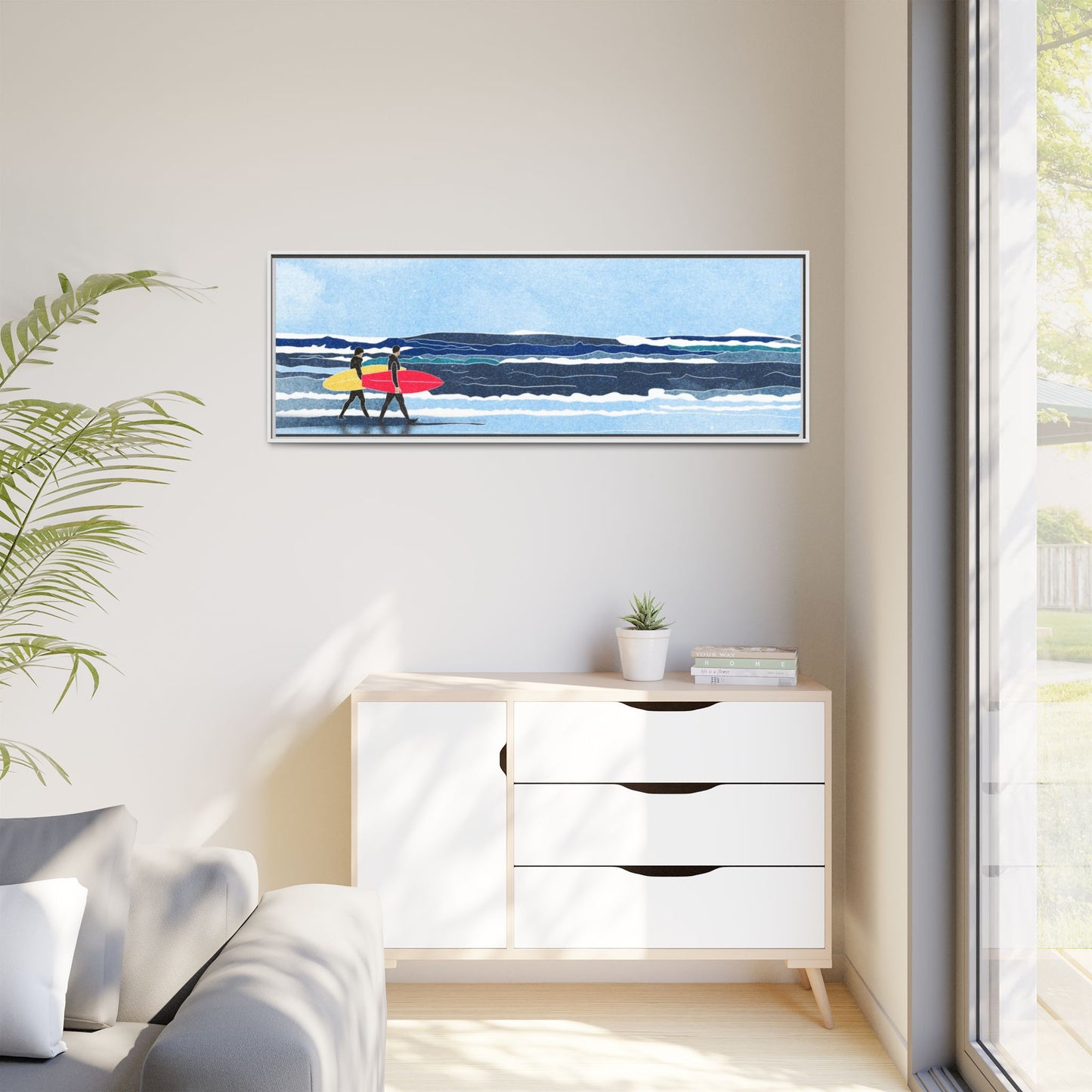 Canvas Print Surfers Wall Art