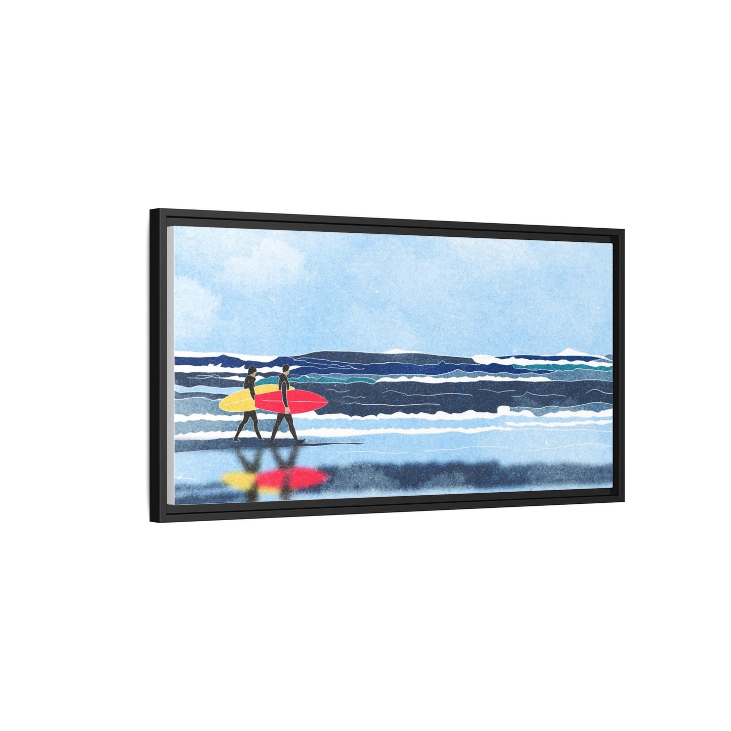 Canvas Print Surfers Wall Art