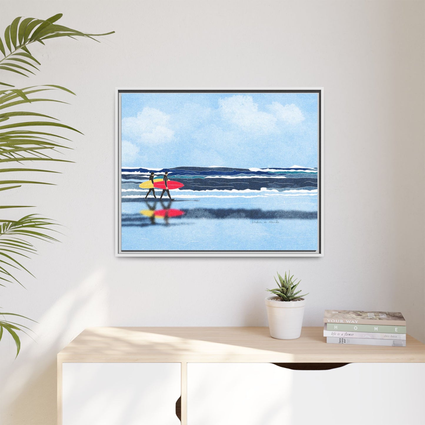 Canvas Print Surfers Wall Art