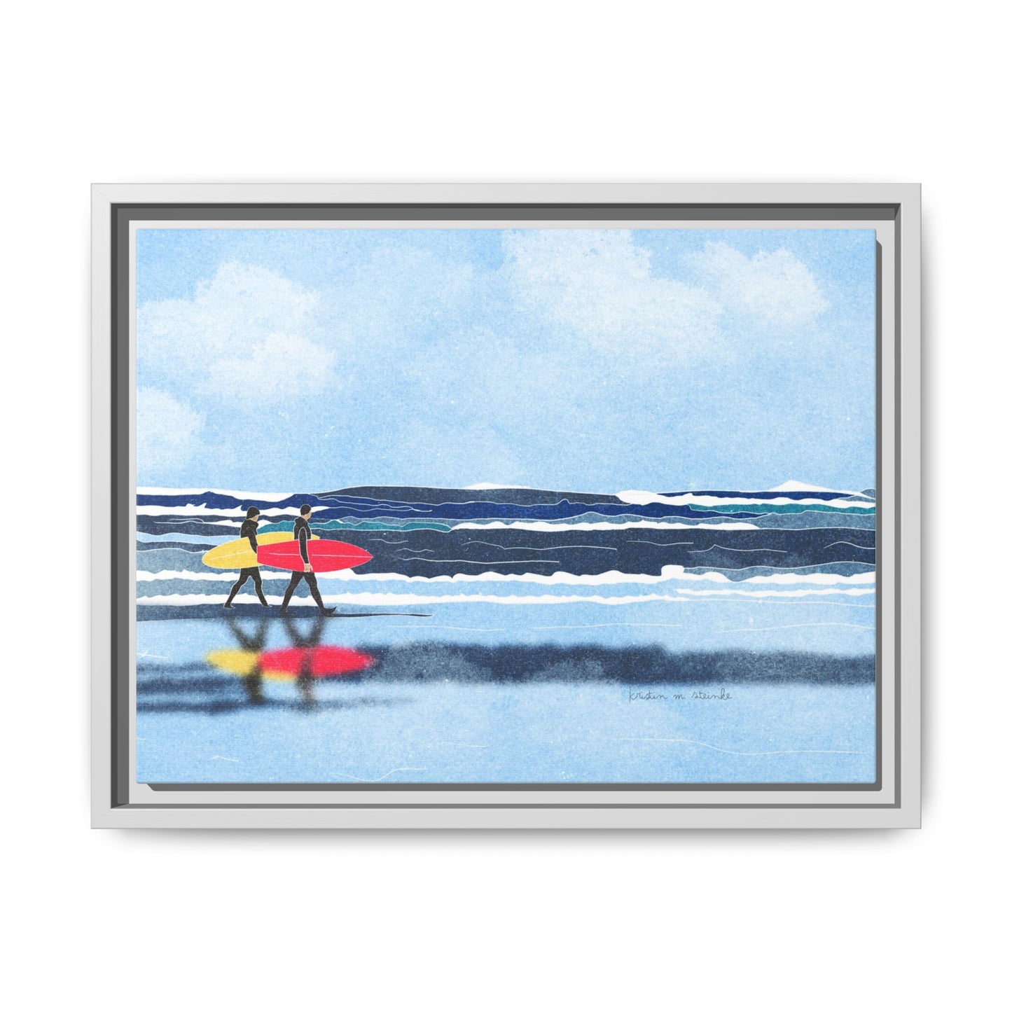 Canvas Print Surfers Wall Art
