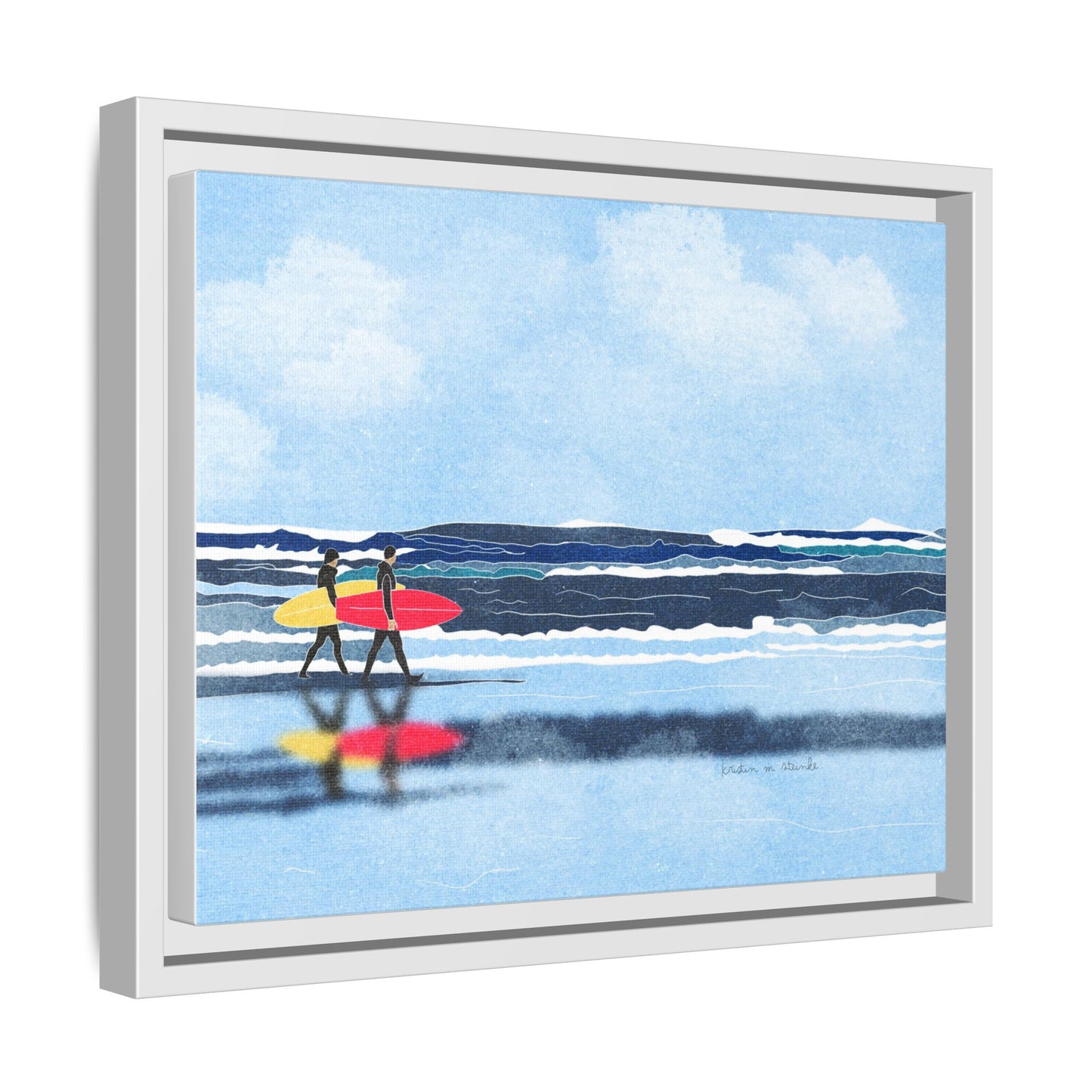 Canvas Print Surfers Wall Art