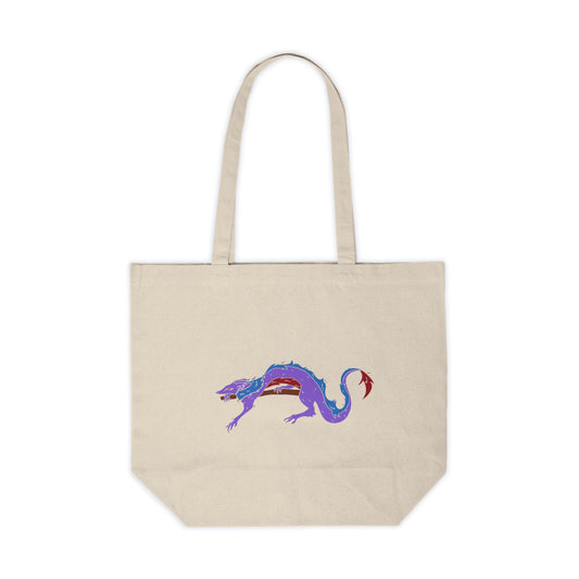 Fierce Dragon Canvas Tote Bag — Original art by Olivia Lagerlof
