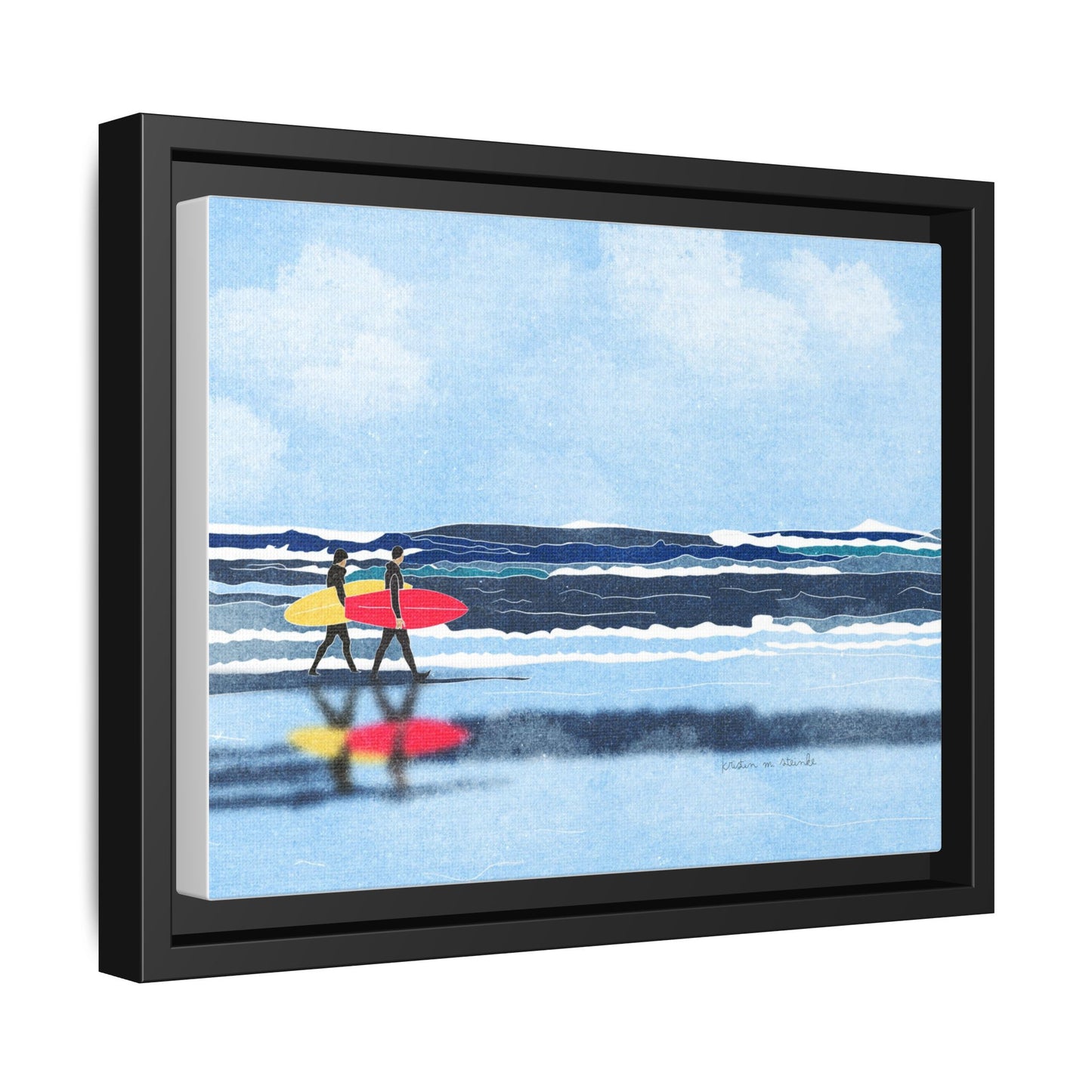 Canvas Print Surfers Wall Art