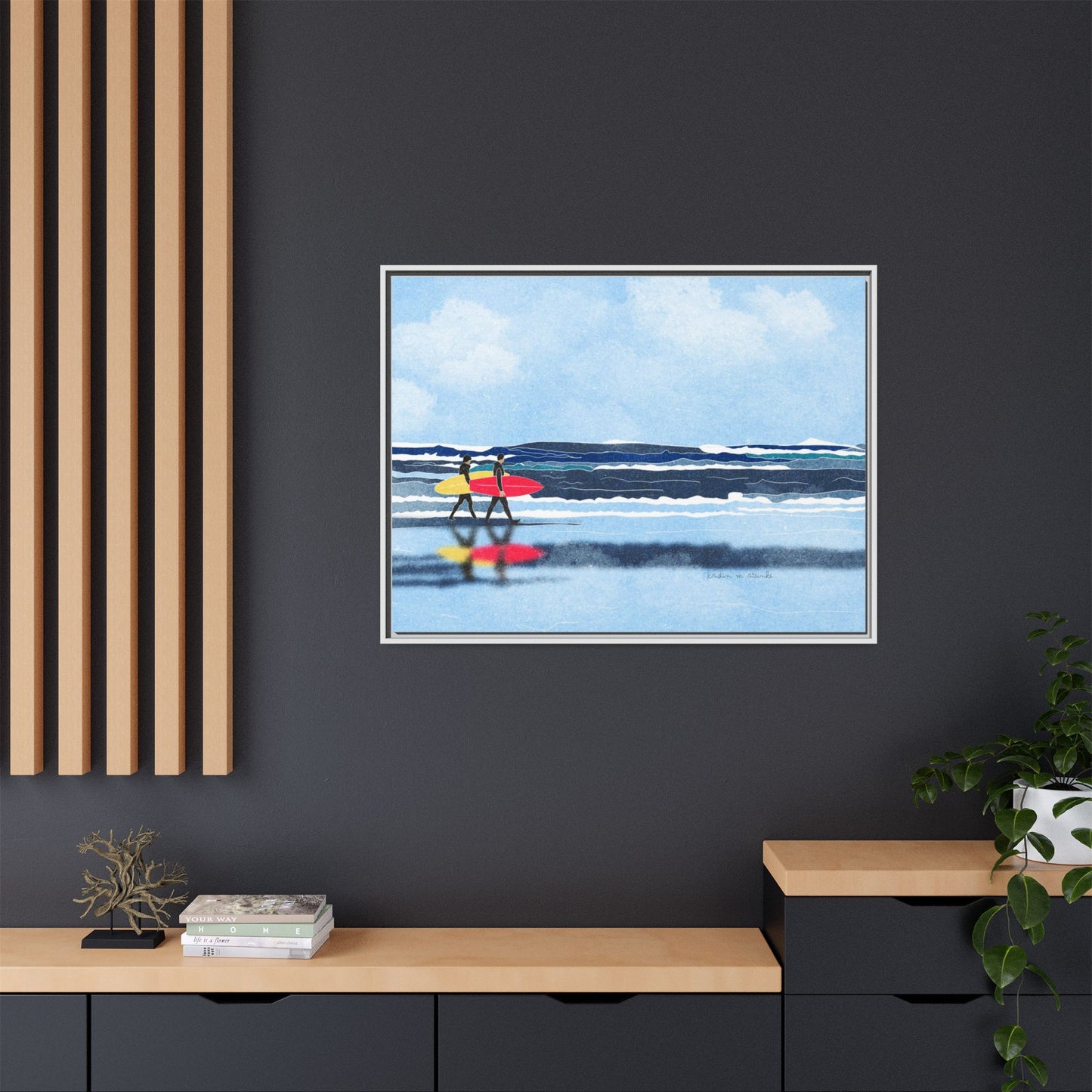 Canvas Print Surfers Wall Art