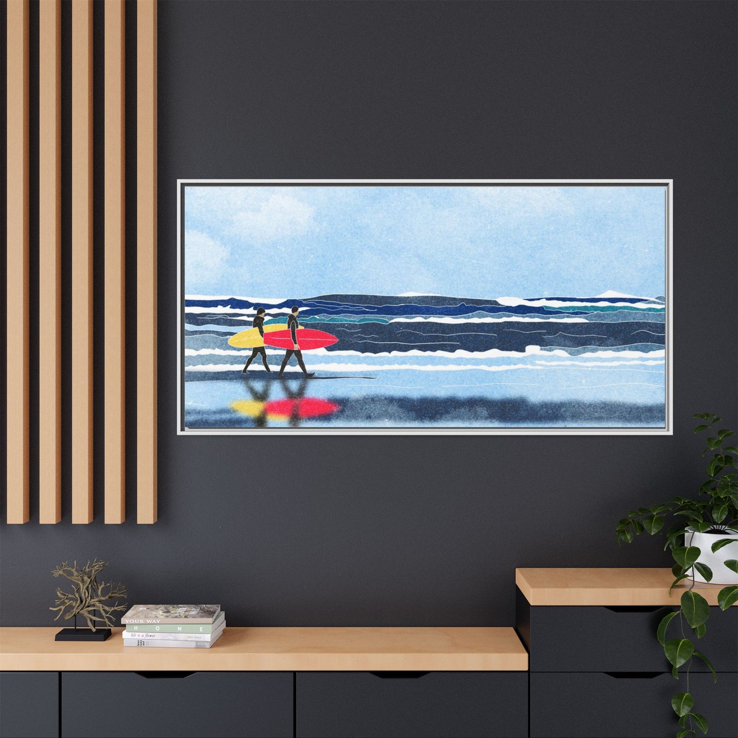Canvas Print Surfers Wall Art