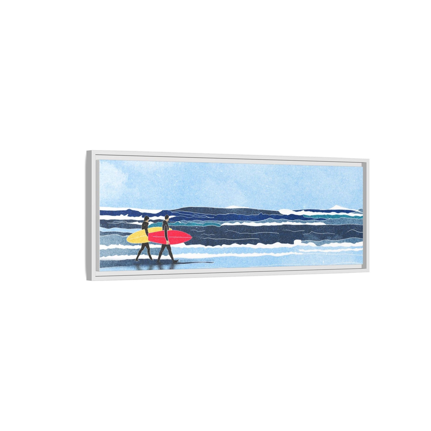 Canvas Print Surfers Wall Art