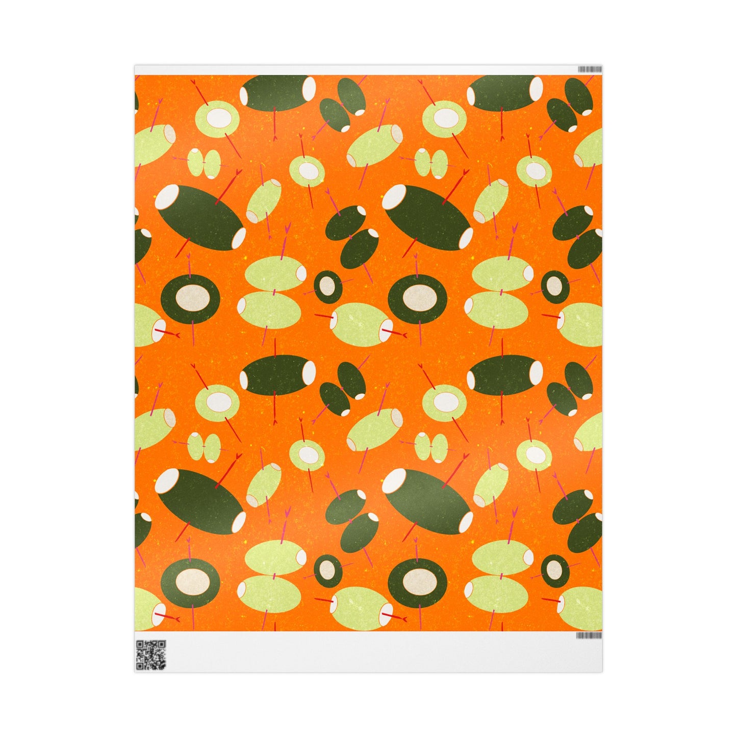 Gift Wrap Papers - stuffed cocktail olives