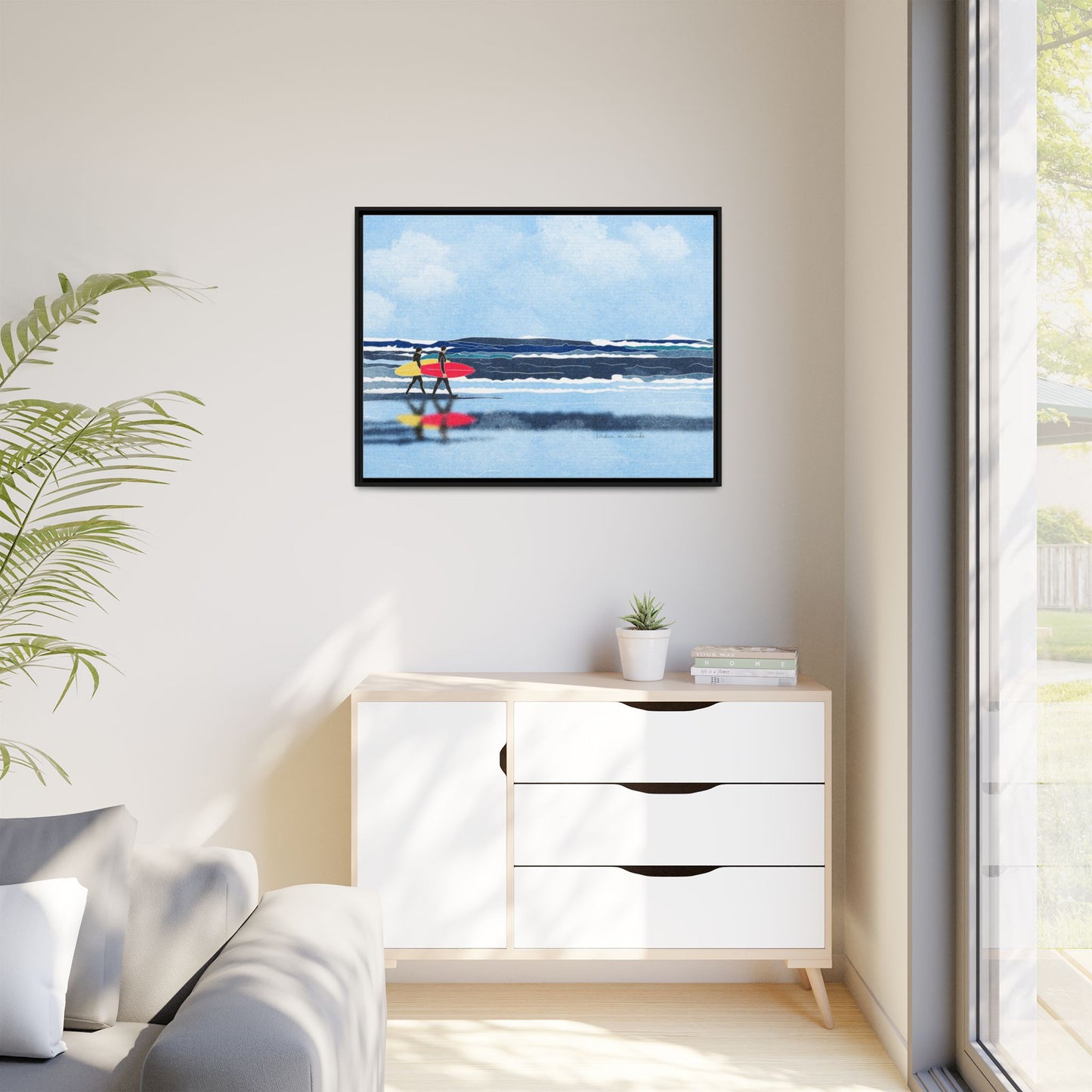 Canvas Print Surfers Wall Art