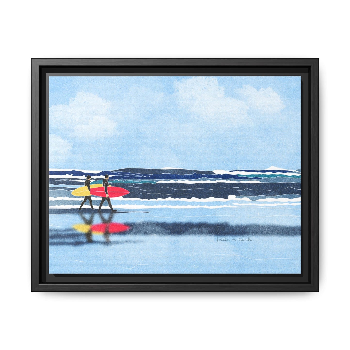 Canvas Print Surfers Wall Art