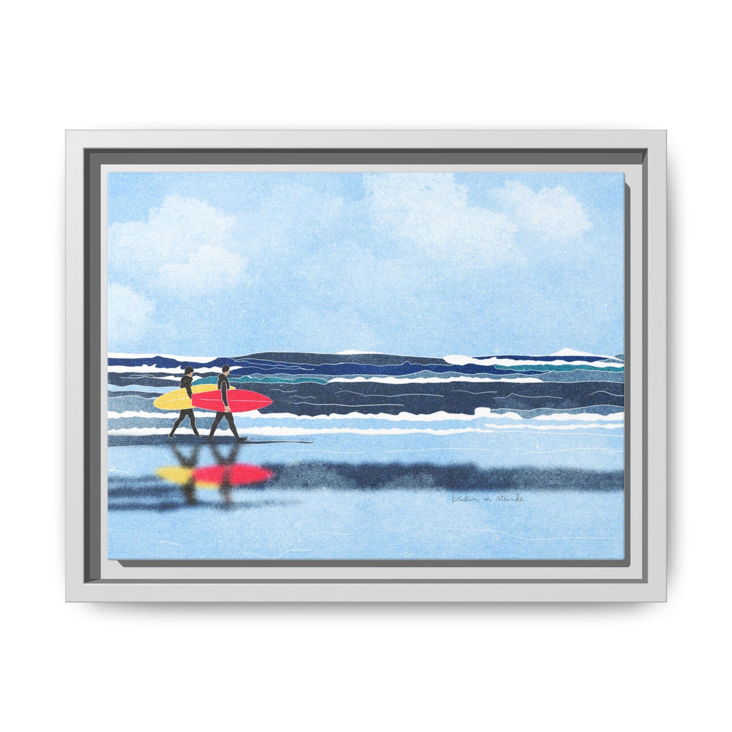 Canvas Print Surfers Wall Art