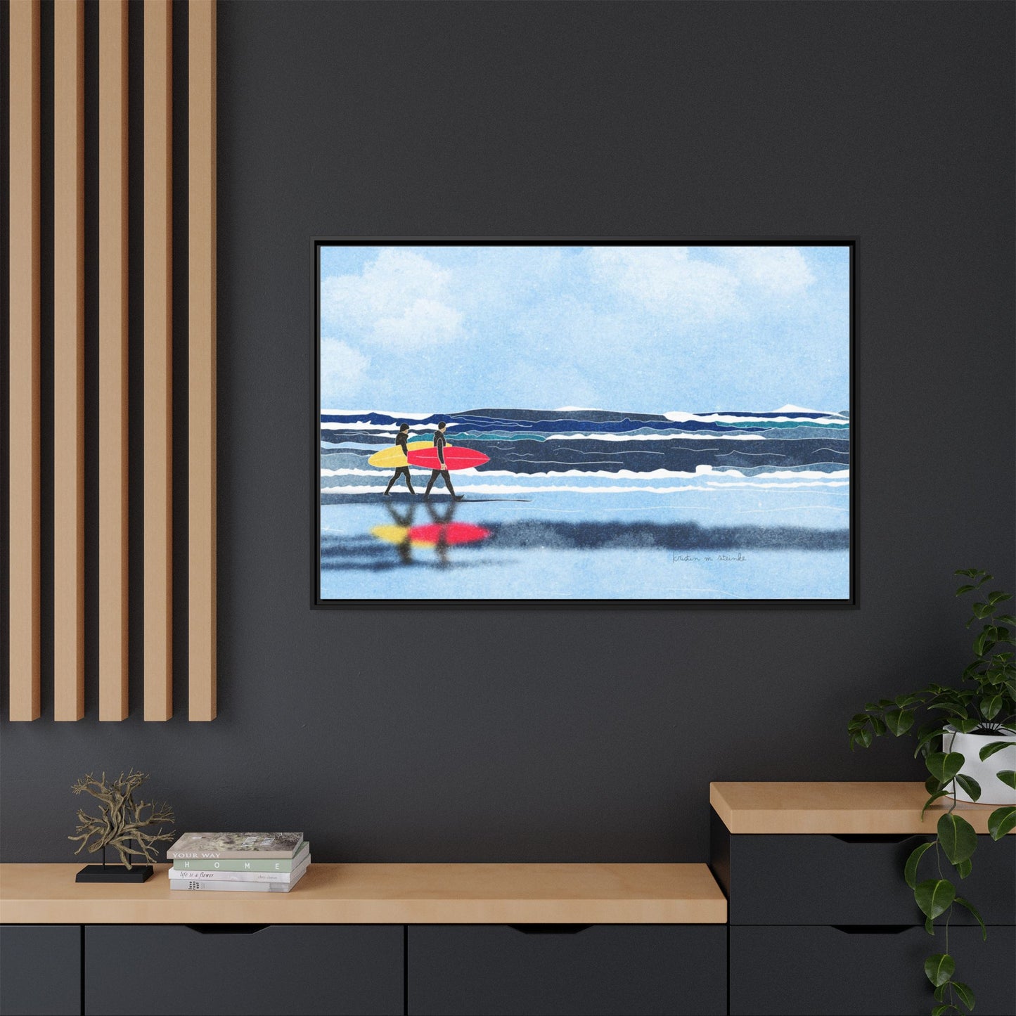 Canvas Print Surfers Wall Art