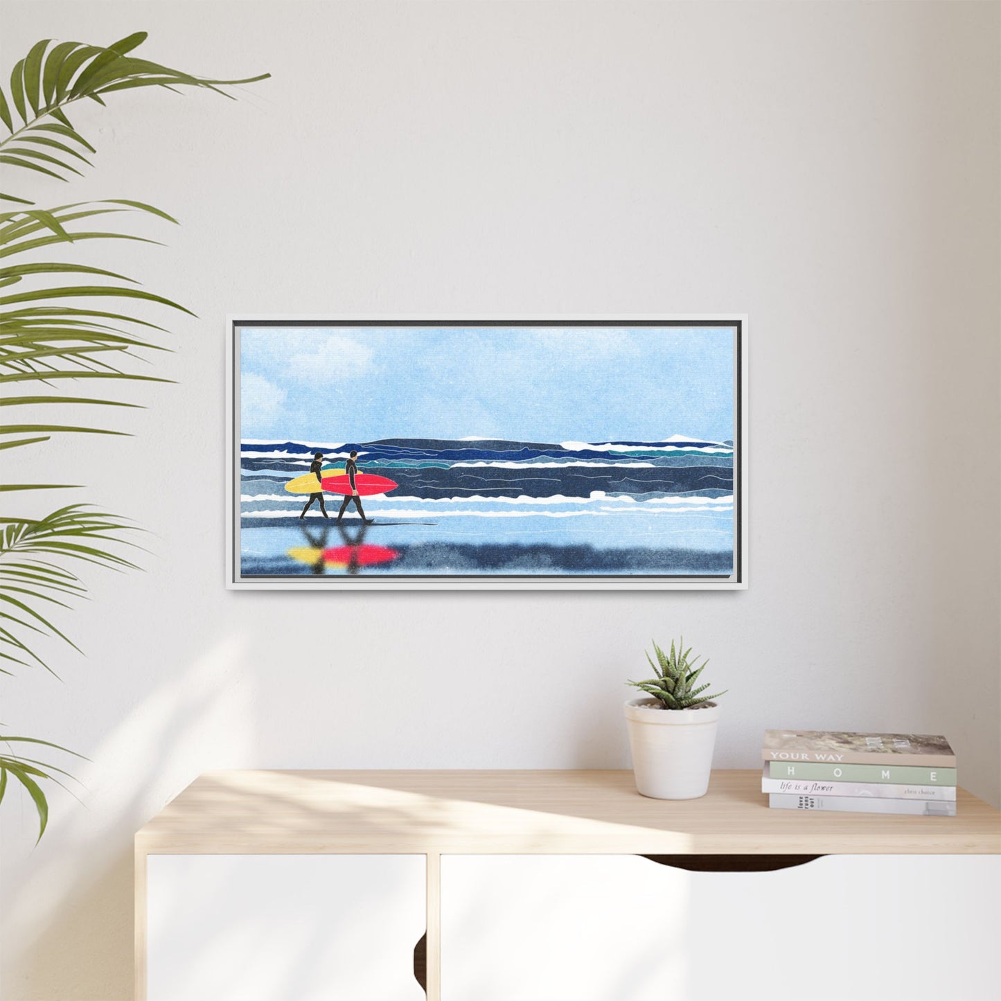 Canvas Print Surfers Wall Art