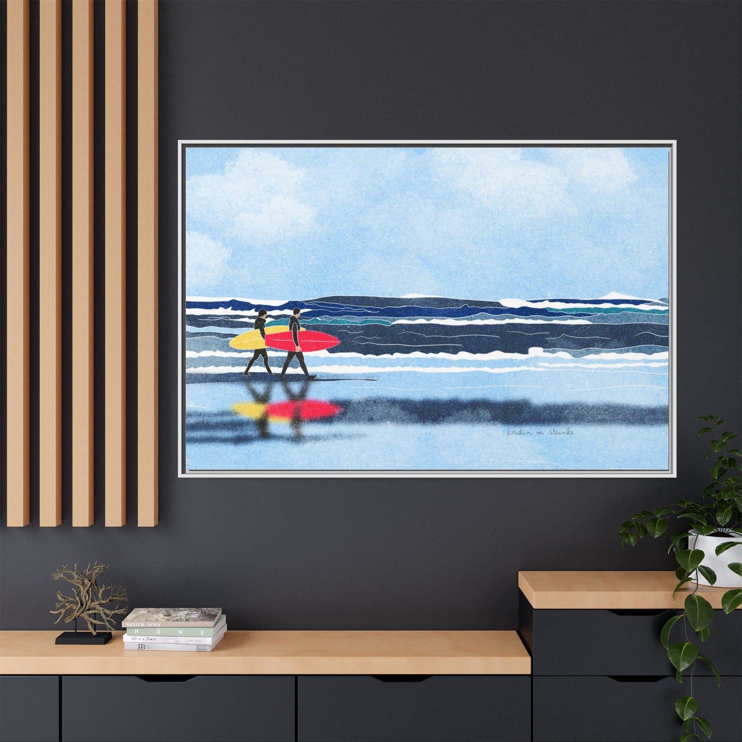 Canvas Print Surfers Wall Art