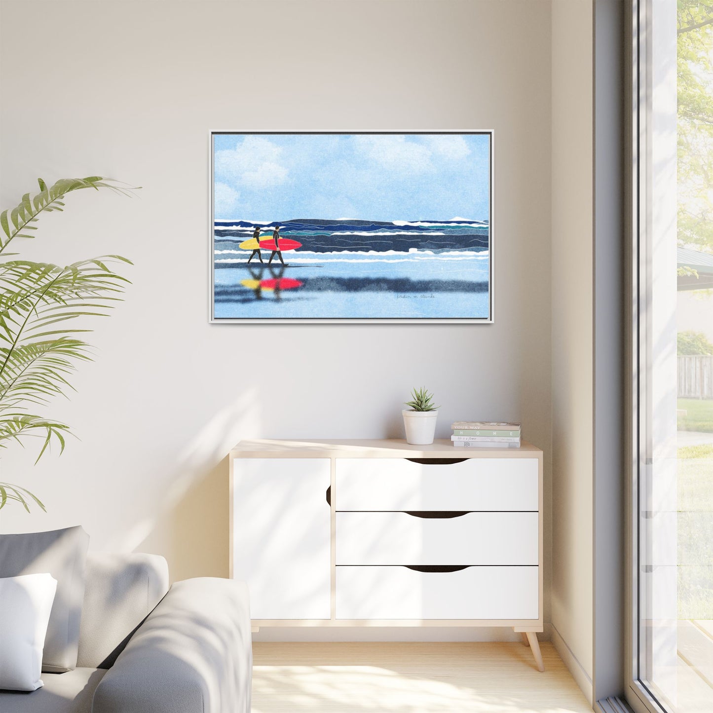 Canvas Print Surfers Wall Art