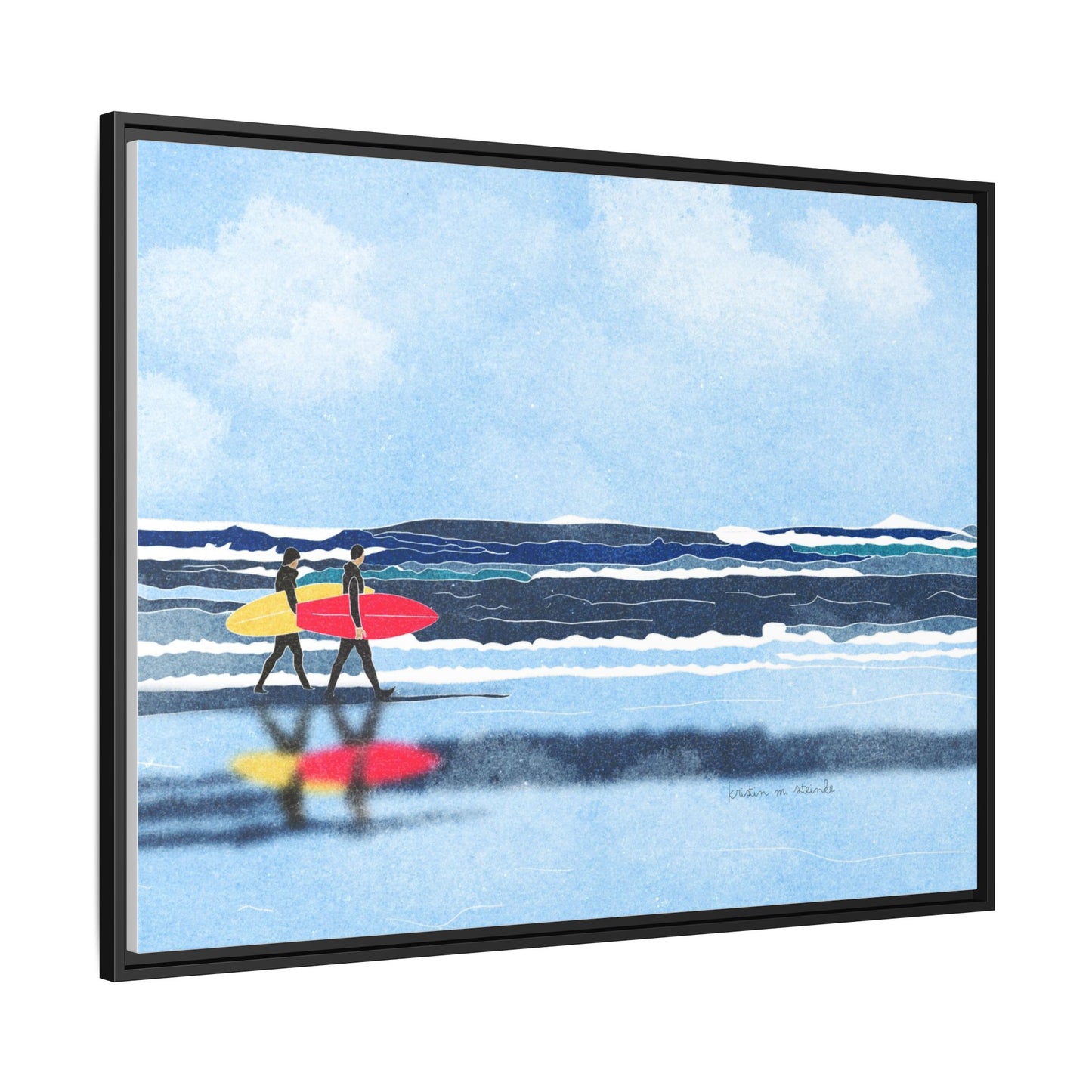 Canvas Print Surfers Wall Art