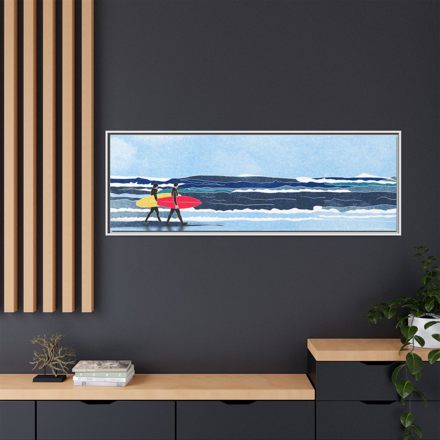 Canvas Print Surfers Wall Art