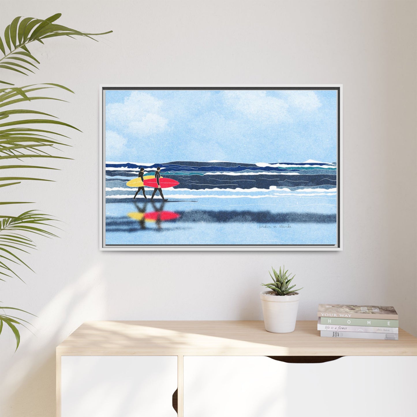 Canvas Print Surfers Wall Art