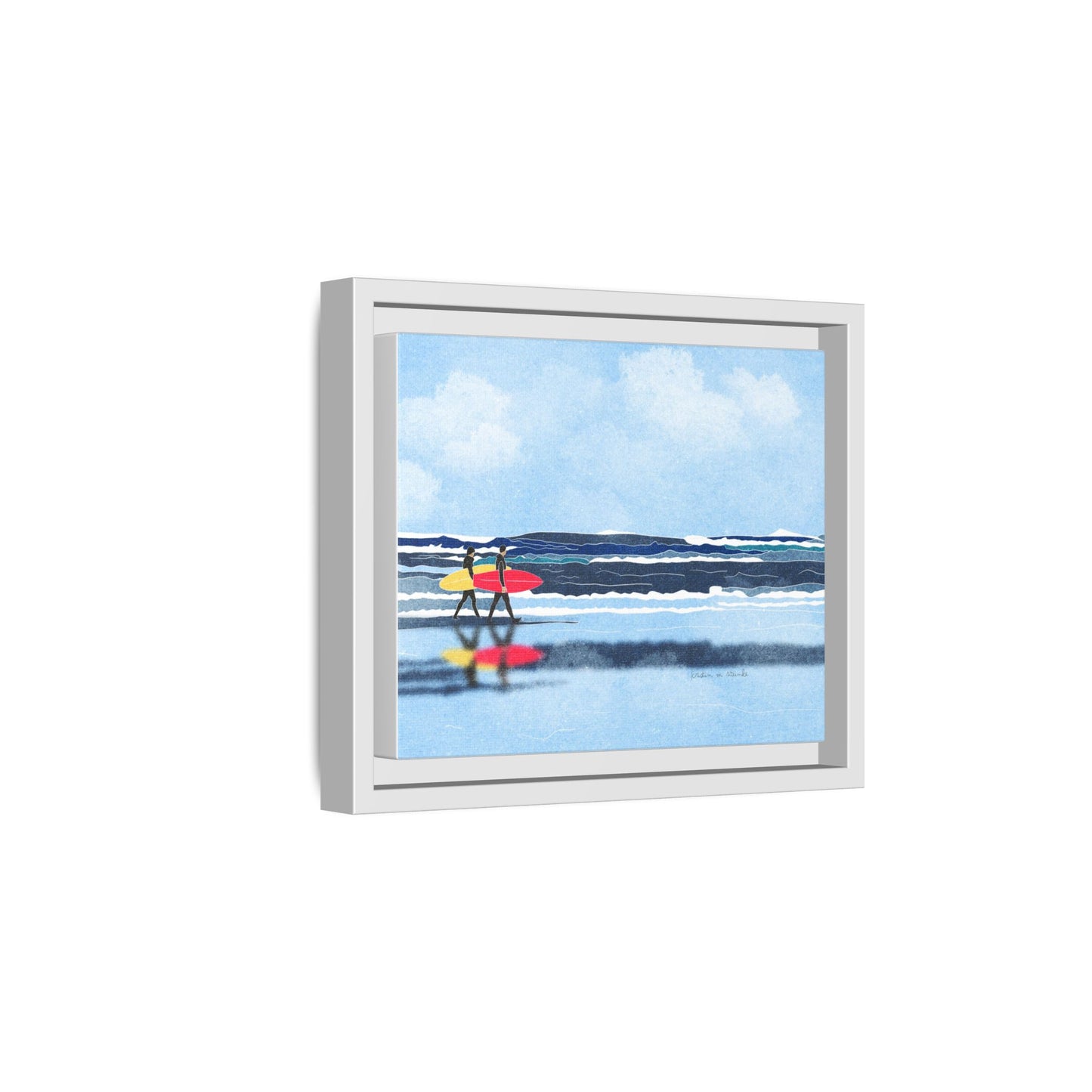 Canvas Print Surfers Wall Art