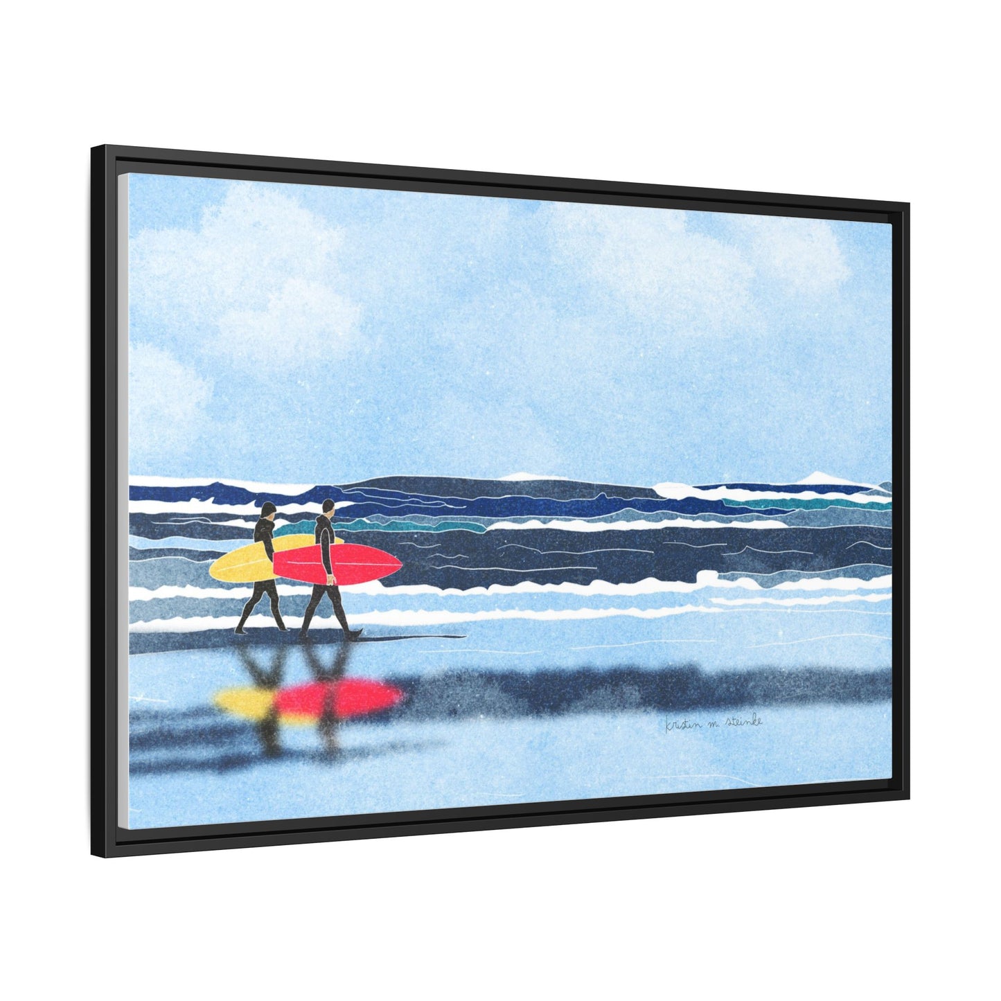 Canvas Print Surfers Wall Art