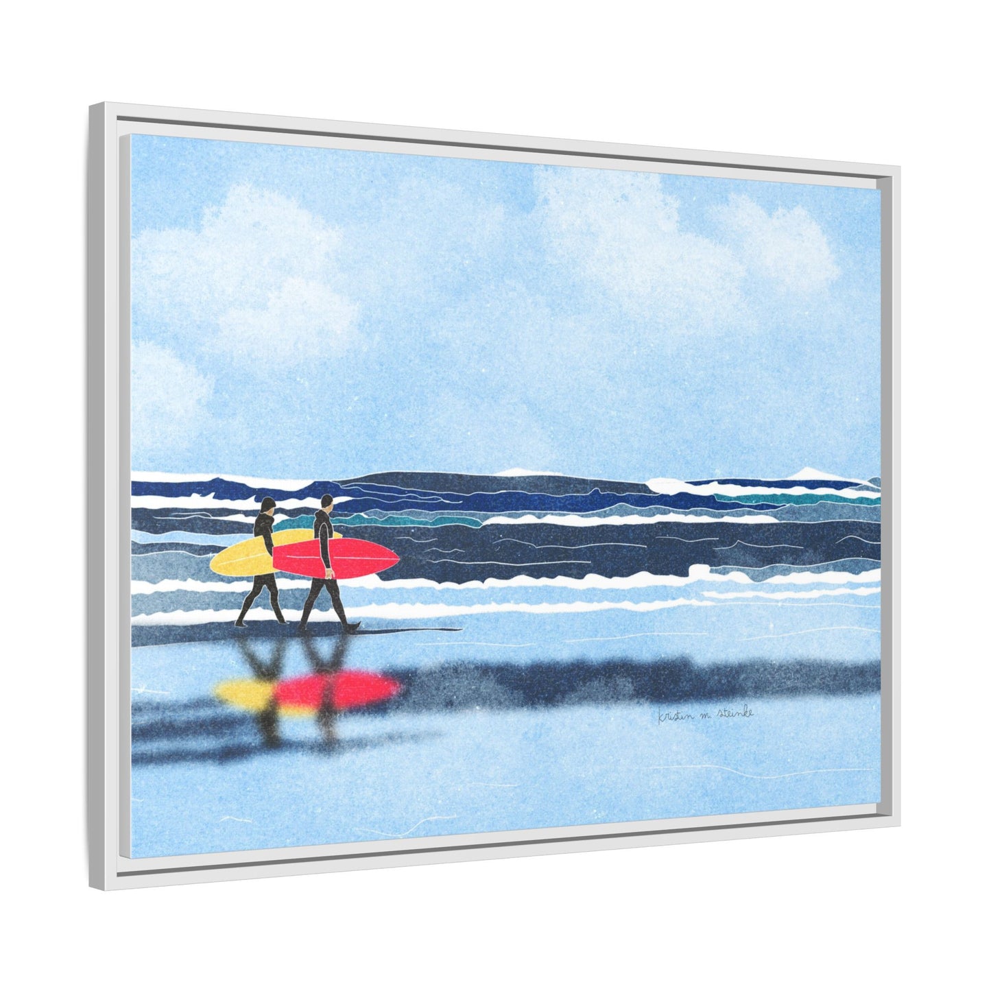 Canvas Print Surfers Wall Art