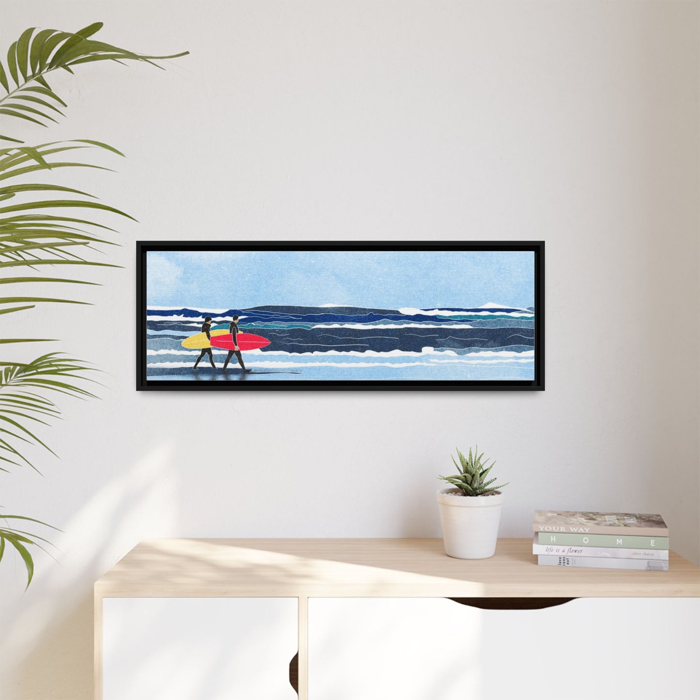 Canvas Print Surfers Wall Art
