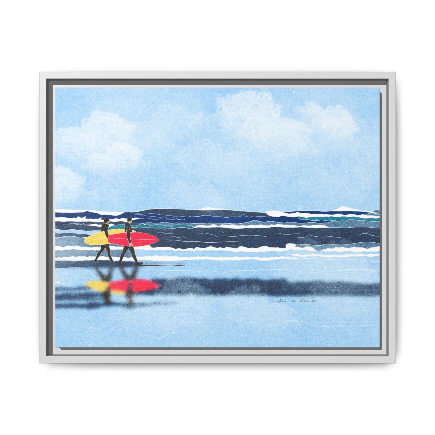 Canvas Print Surfers Wall Art