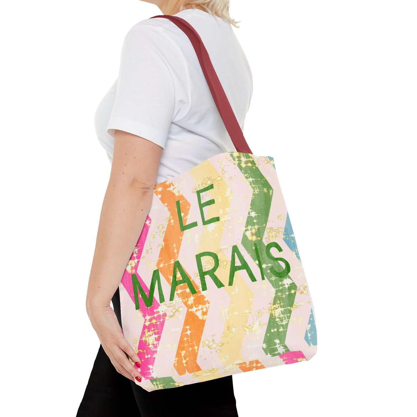 Colorful Le Marais Tote Bag