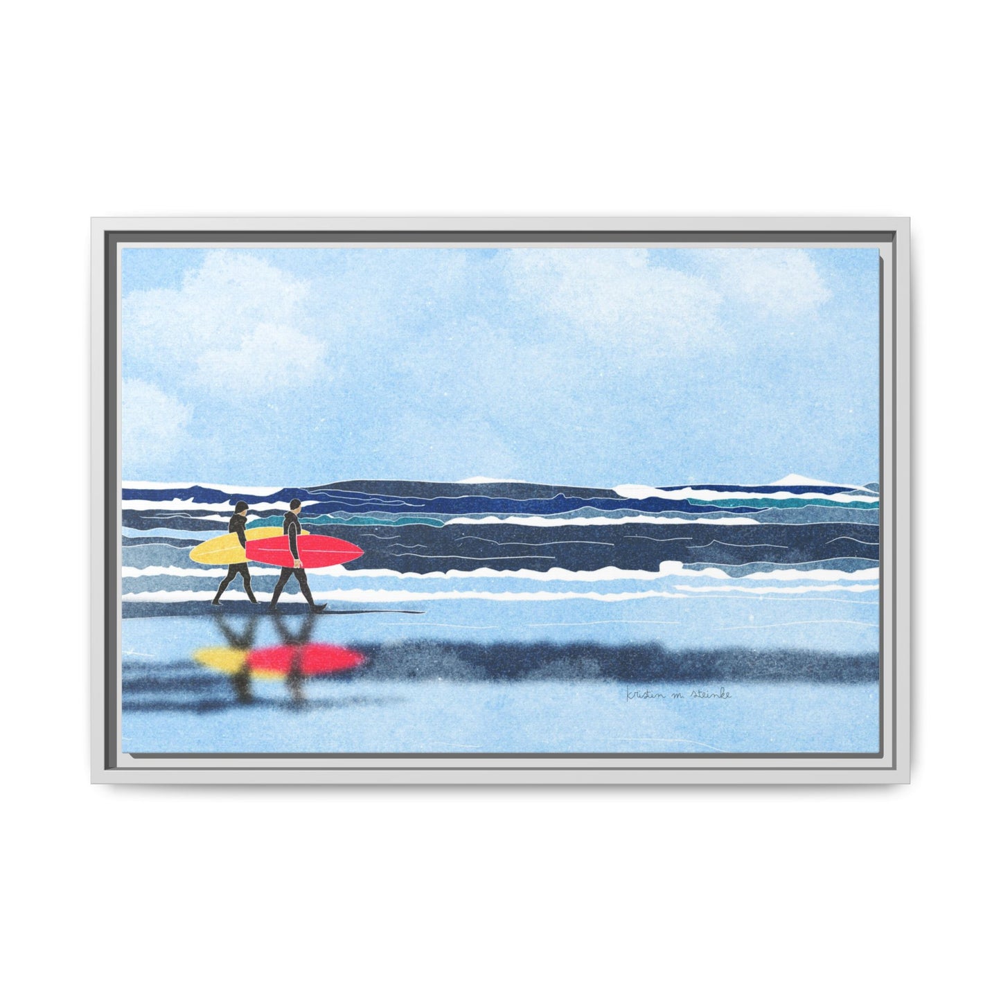 Canvas Print Surfers Wall Art