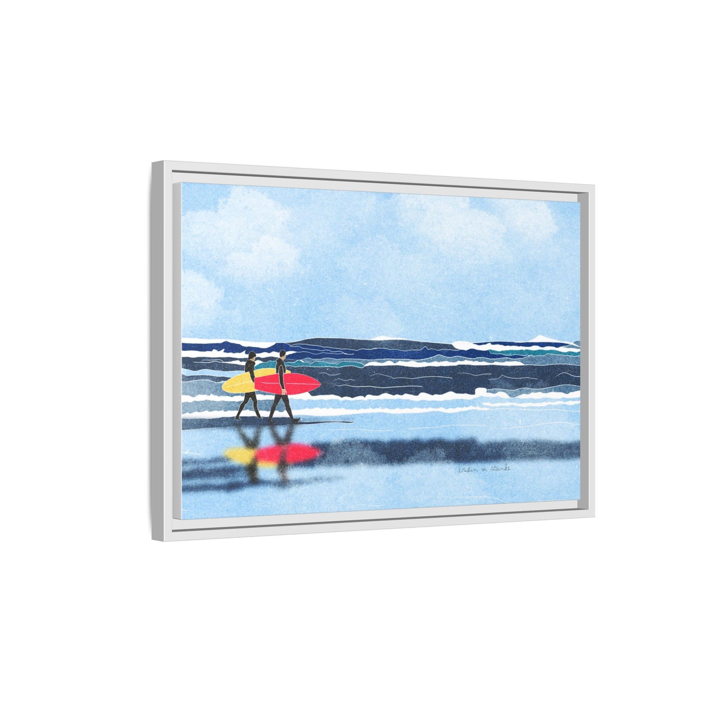 Canvas Print Surfers Wall Art
