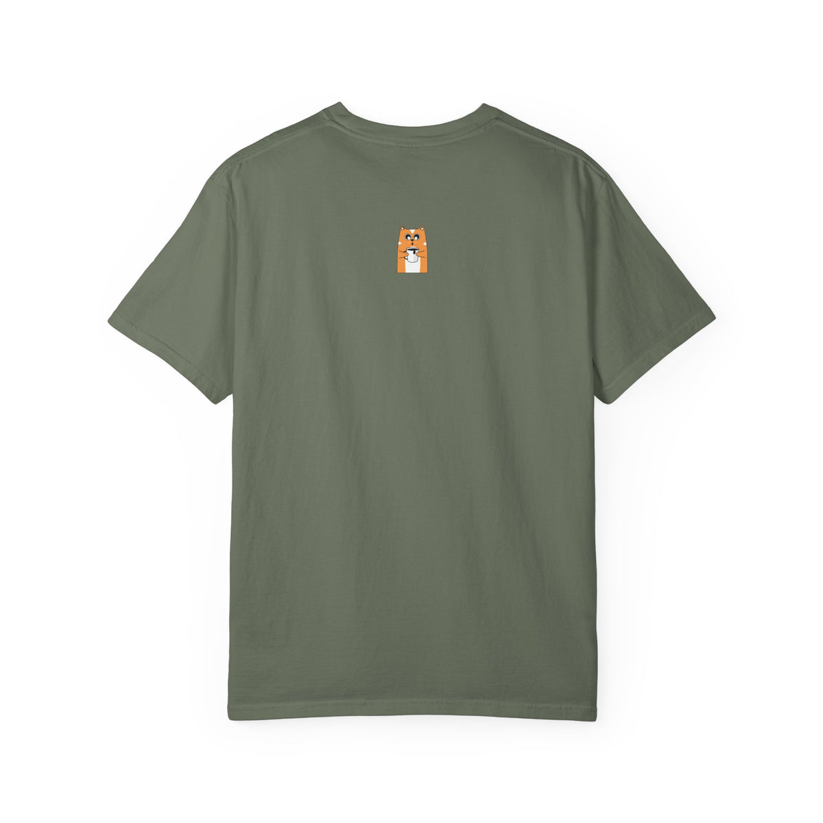 Fierce Dragon Graphic T-Shirt — Original art by Olivia Lagerlof with Tiny Back Shiba Accent