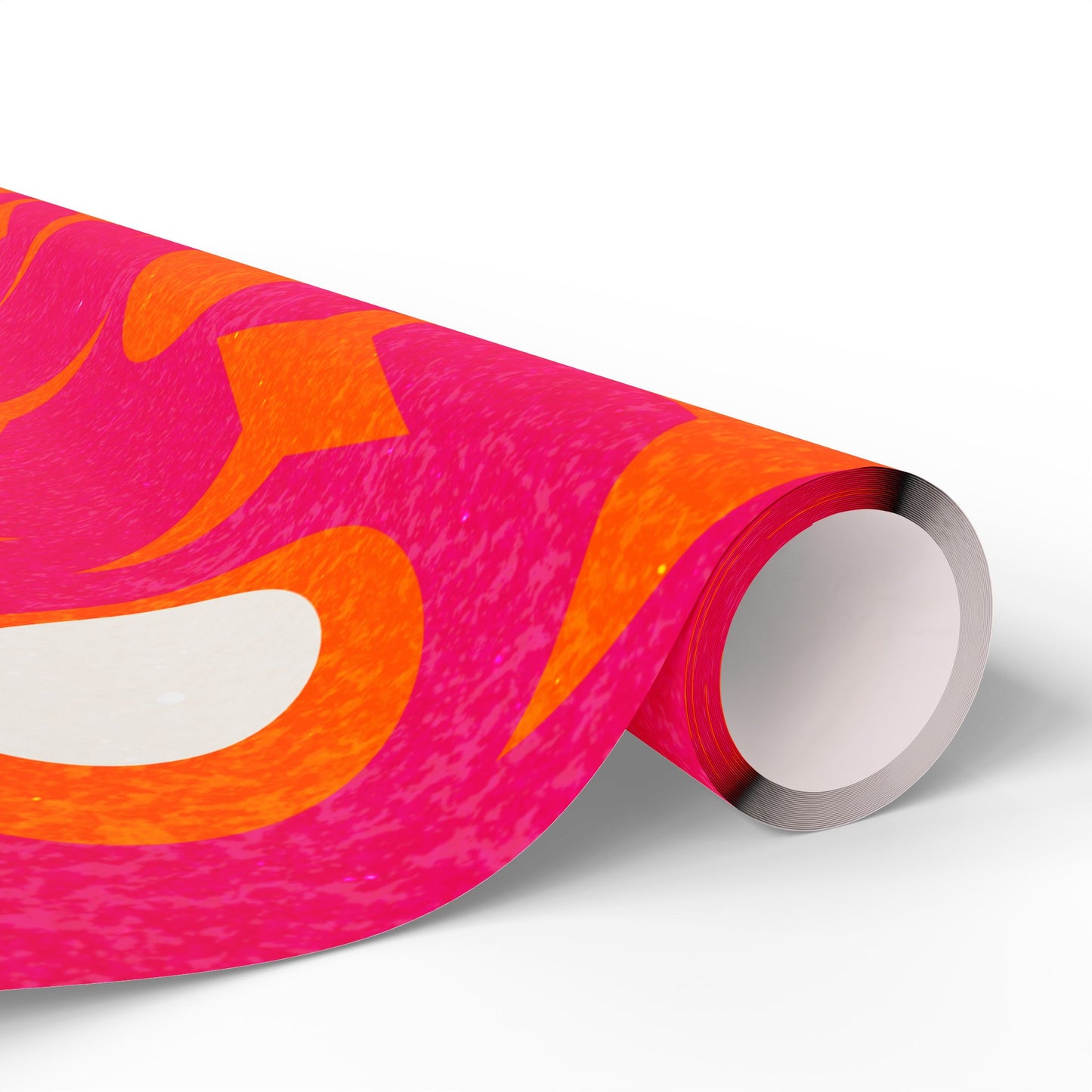 Gift Wrap Papers - Mid-Century Stars and Cocktail Olive Design - Magenta