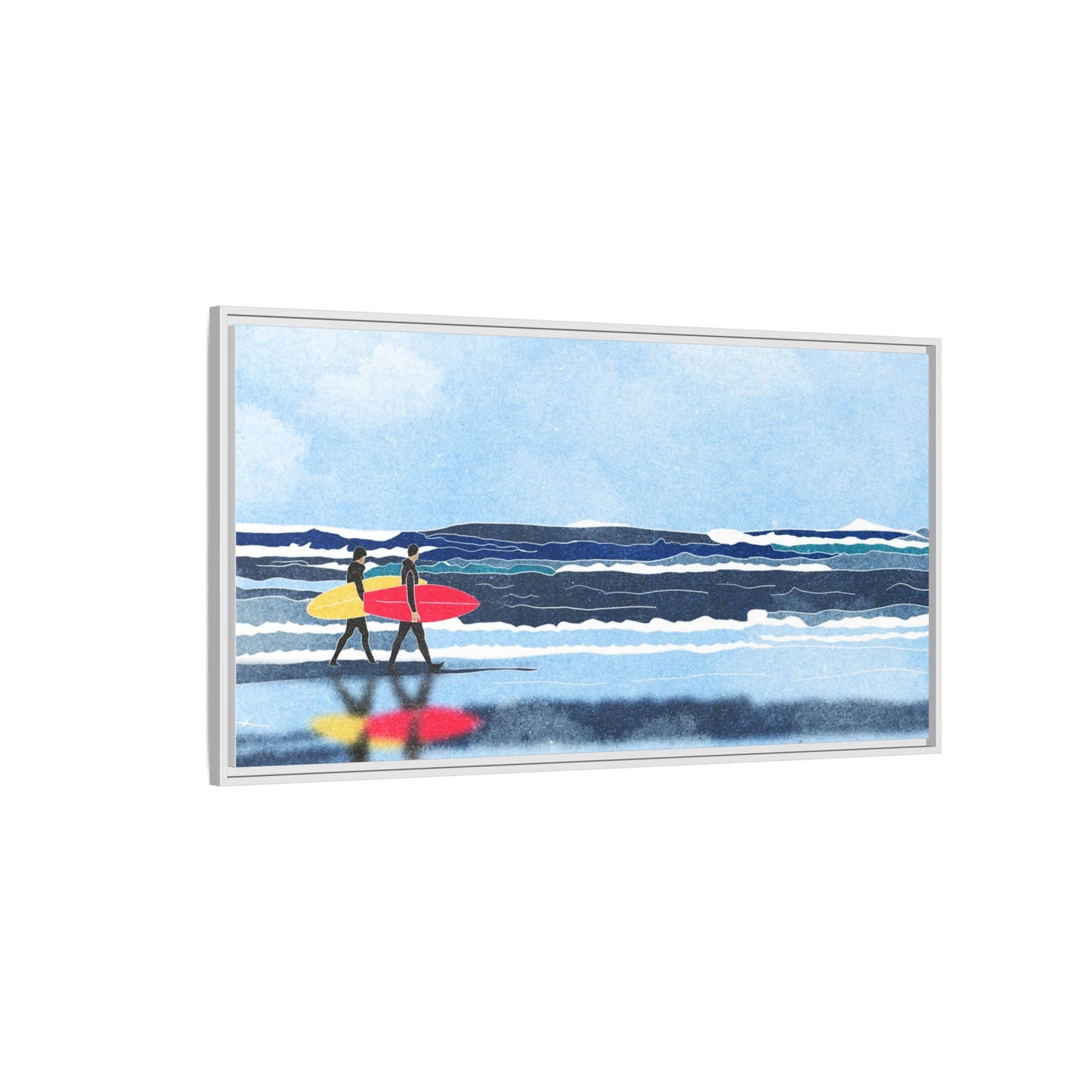 Canvas Print Surfers Wall Art