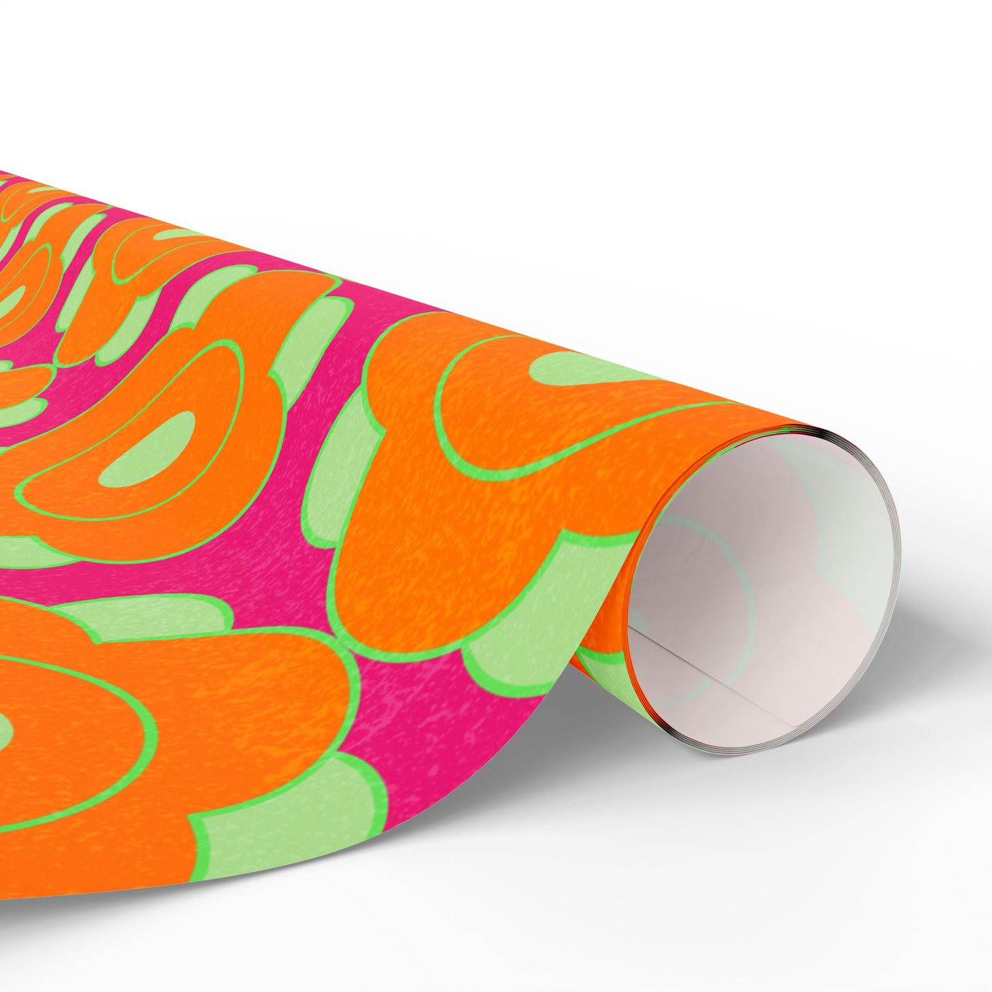 Wrapping Papers - Modern Daisy Design with Mid Century Flair and Bold Colors