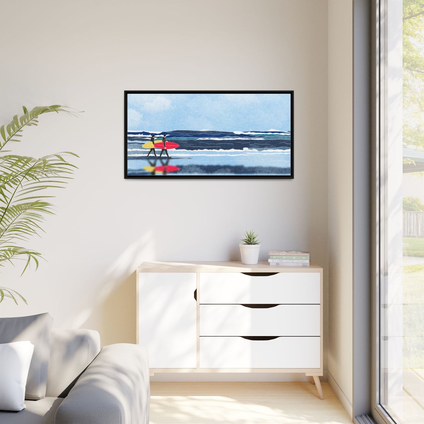 Canvas Print Surfers Wall Art