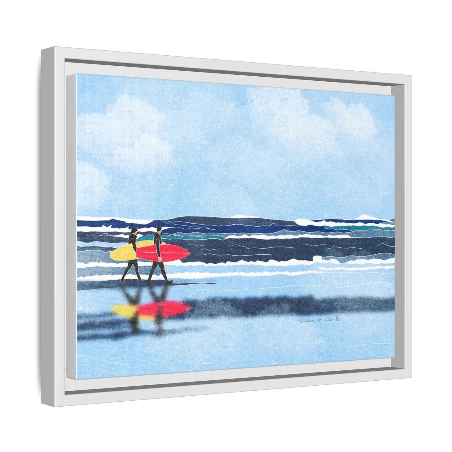 Canvas Print Surfers Wall Art
