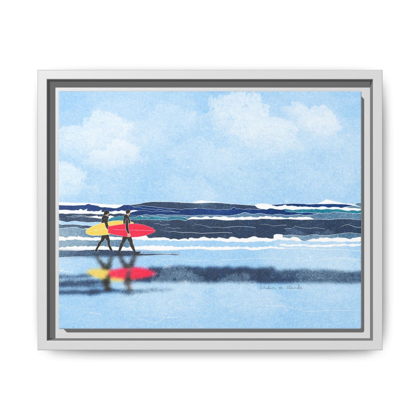 Canvas Print Surfers Wall Art