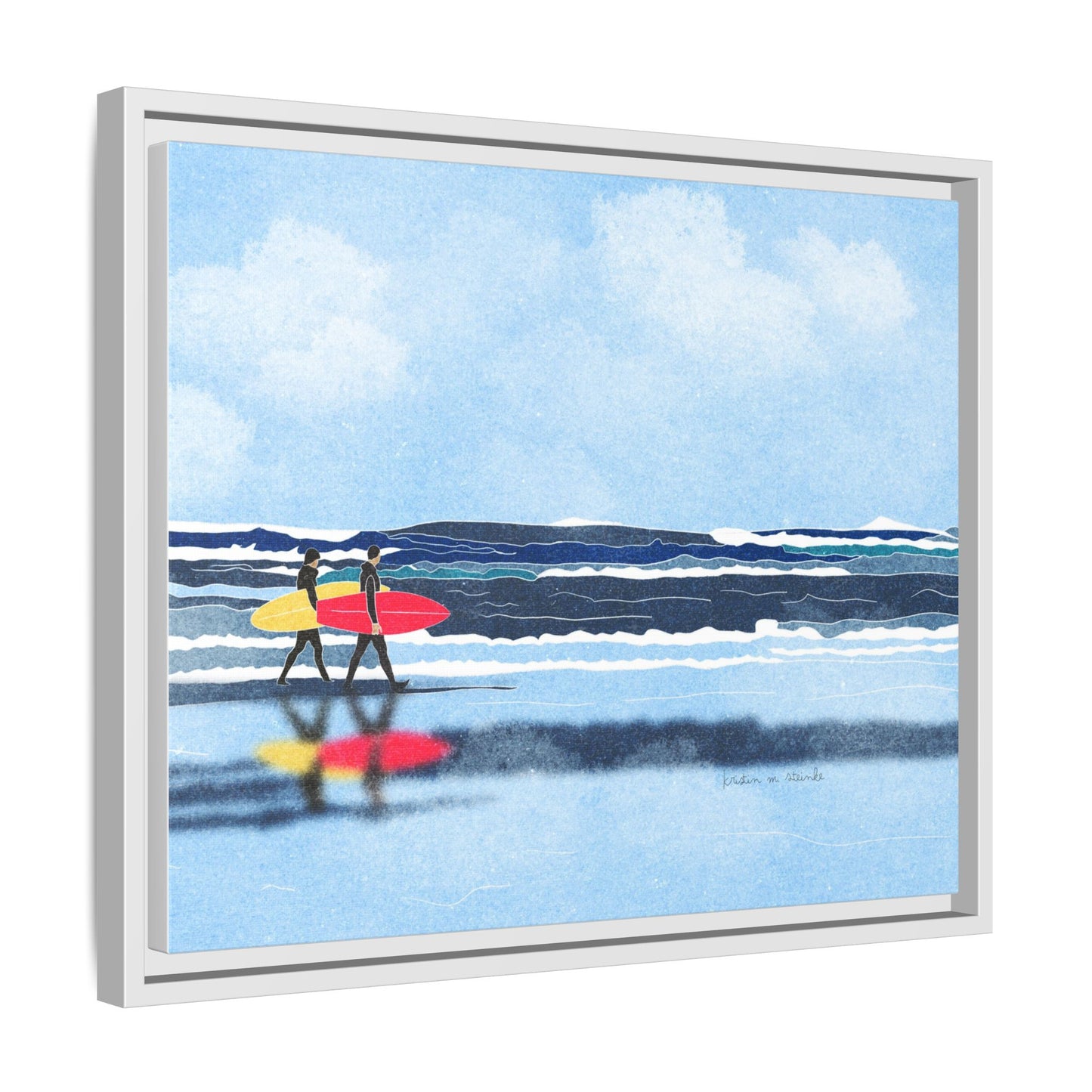 Canvas Print Surfers Wall Art