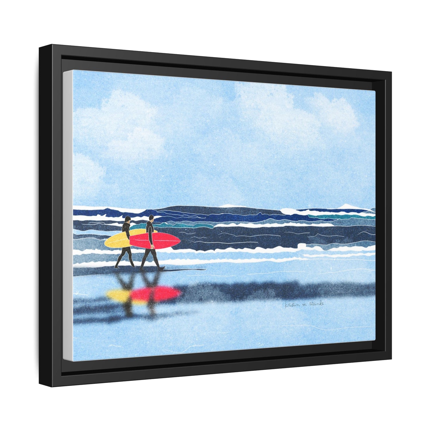 Canvas Print Surfers Wall Art