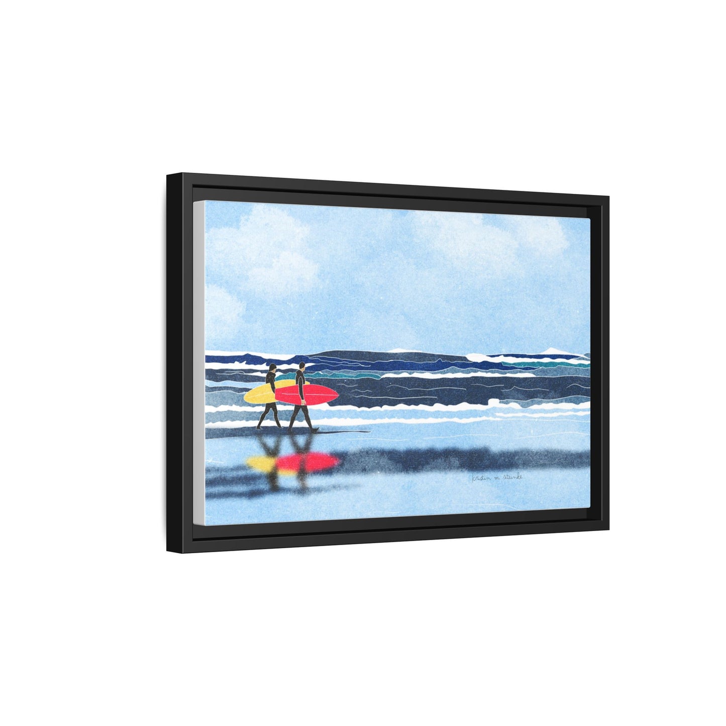 Canvas Print Surfers Wall Art