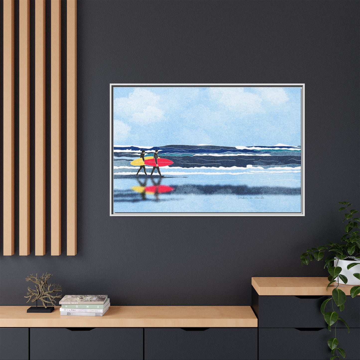 Canvas Print Surfers Wall Art