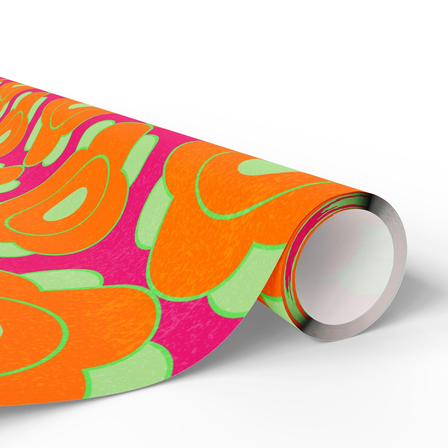 Wrapping Papers - Modern Daisy Design with Mid Century Flair and Bold Colors