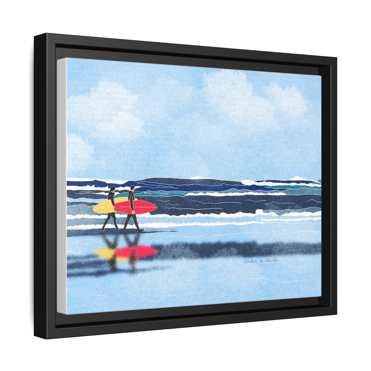 Canvas Print Surfers Wall Art