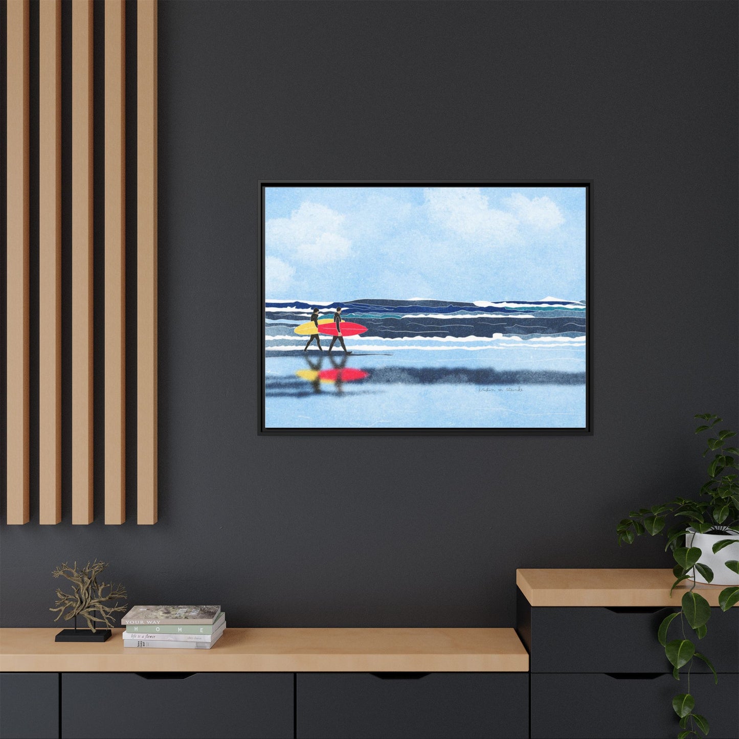 Canvas Print Surfers Wall Art