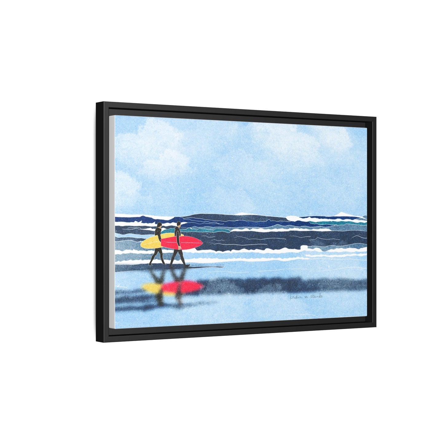 Canvas Print Surfers Wall Art