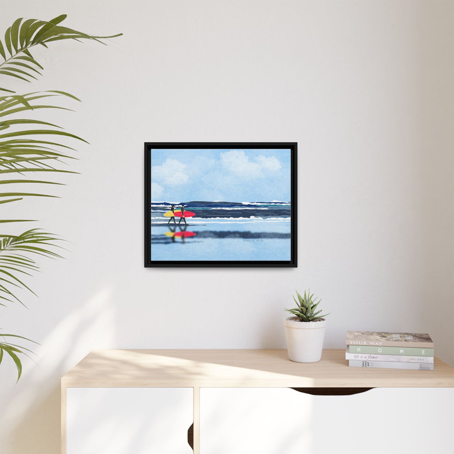 Canvas Print Surfers Wall Art