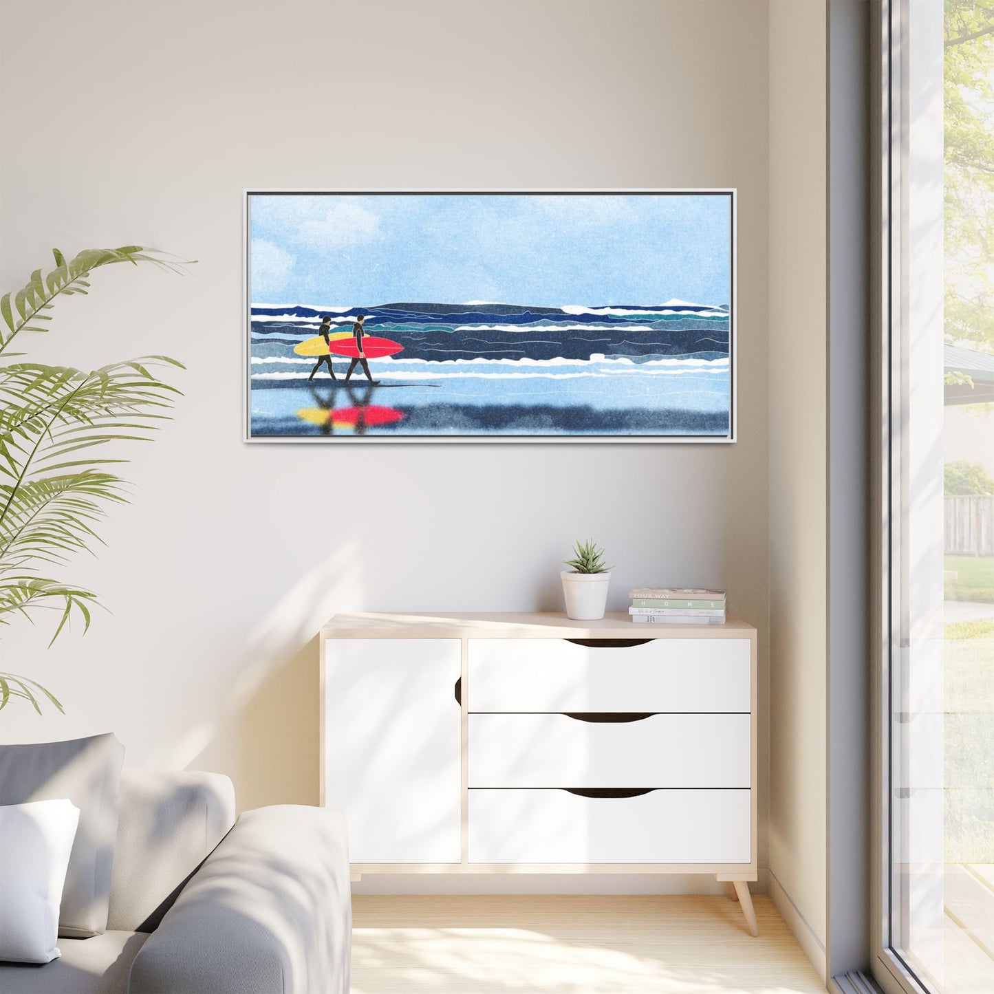 Canvas Print Surfers Wall Art